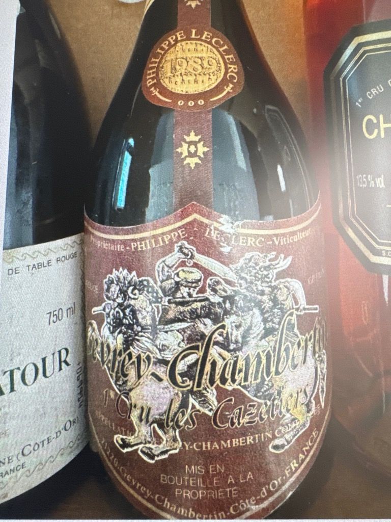 Gevrey-Chambertin 1989 Philippe Leclerc 1990 Philippe Leclerc