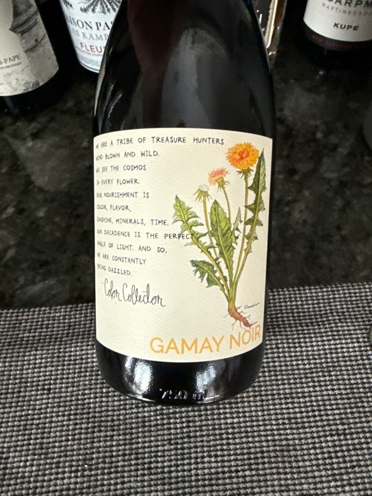2023 The Color Collector Gamay Noir - CellarTracker