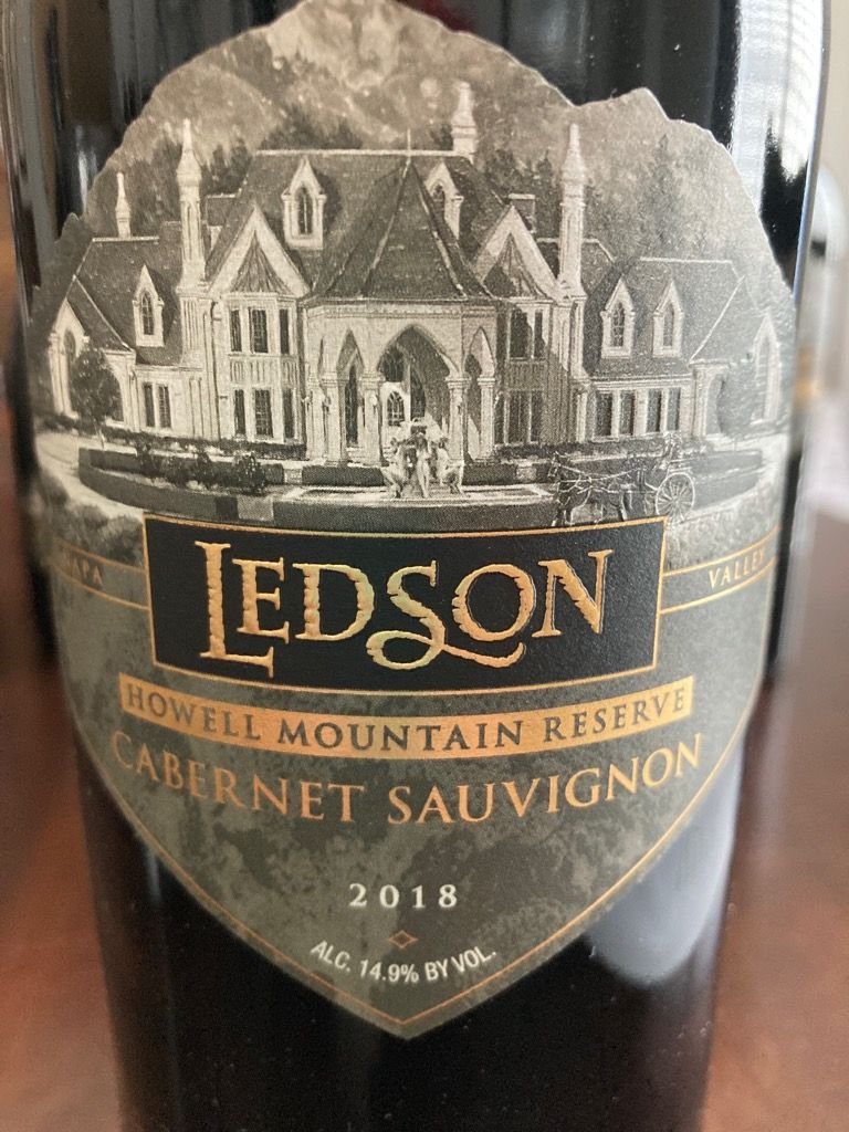 2019 Ledson Sauvignon Reserve Howell Mountain, USA, California
