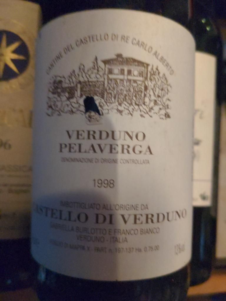 1998 Castello di Verduno Verduno Pelaverga Basadone, Italy, Piedmont