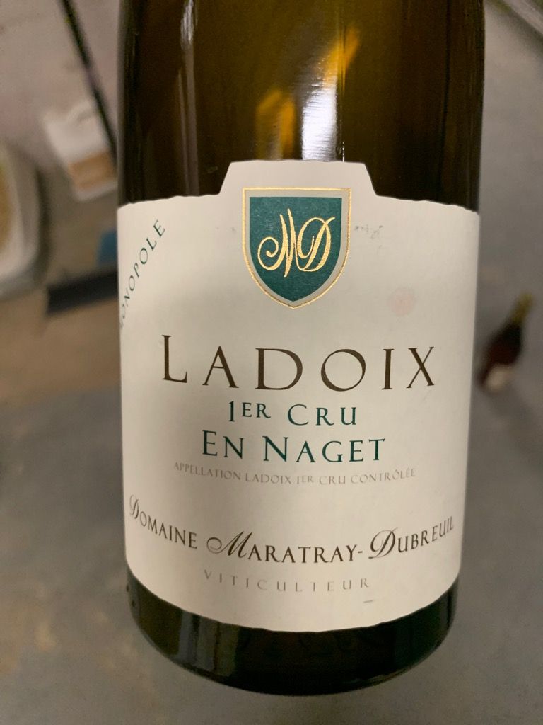 2018 Domaine Maratray-Dubreuil Ladoix 1er Cru En Nagets Blanc