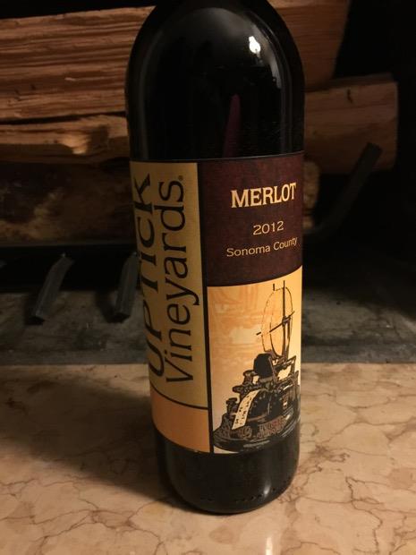 2012 Uptick Vineyard Merlot, USA, California, Sonoma County, Northern ...