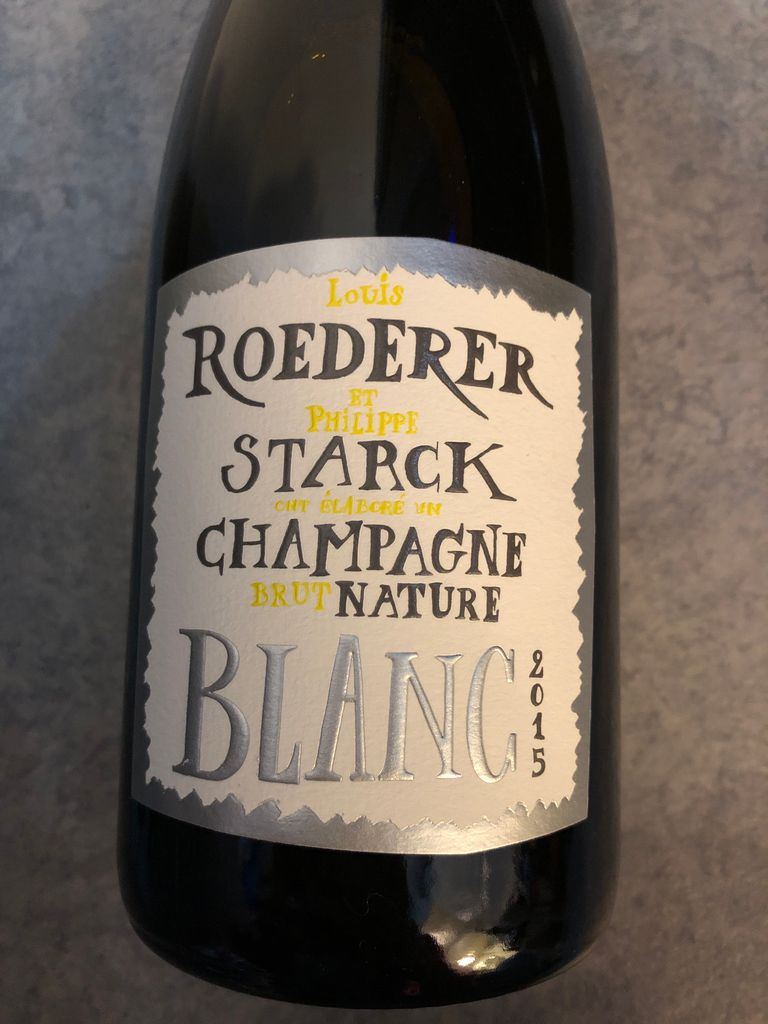 2015 Louis Roederer Champagne Brut Nature Cuvée Starck - CellarTracker