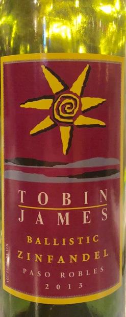 2013 Tobin James Zinfandel Ballistic, USA, California, Central Coast ...