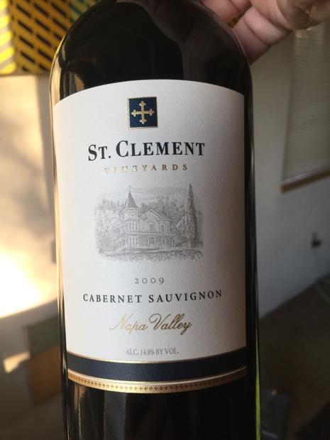 st.clement 1982 cabernet sauvignon-