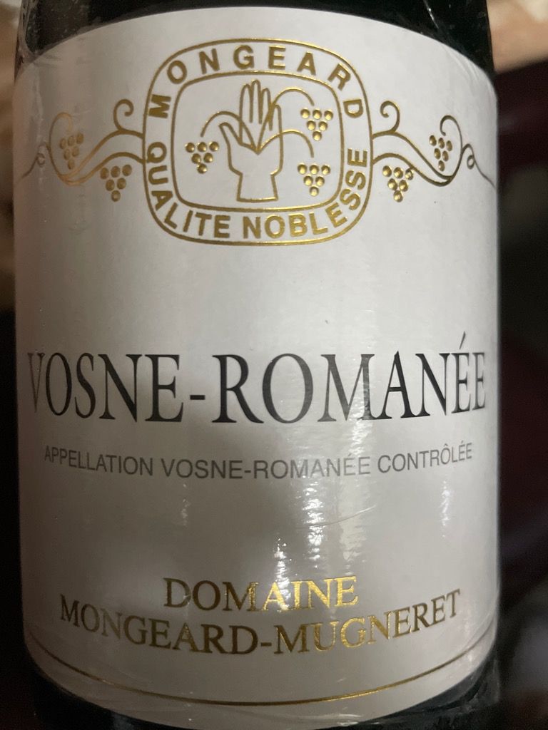 2018 Mongeard-Mugneret Vosne-Romanée - CellarTracker