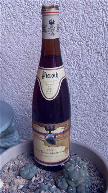 ワイン Ferdinand Pieroth Trockenbeerenauslese 1976 Ferdinand Pieroth Ruster Trockenbeerenauslese - CellarTracker