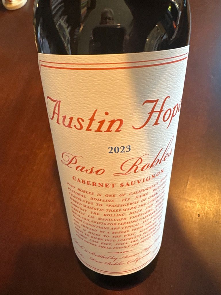 2023 Austin Hope Sauvignon, USA, California, Central Coast