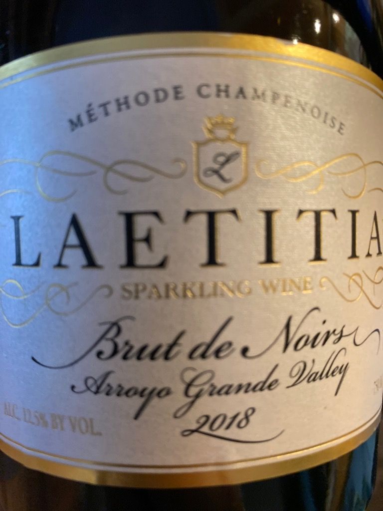 2018 Laetitia Winery Brut de Noirs, USA, California, Central Coast