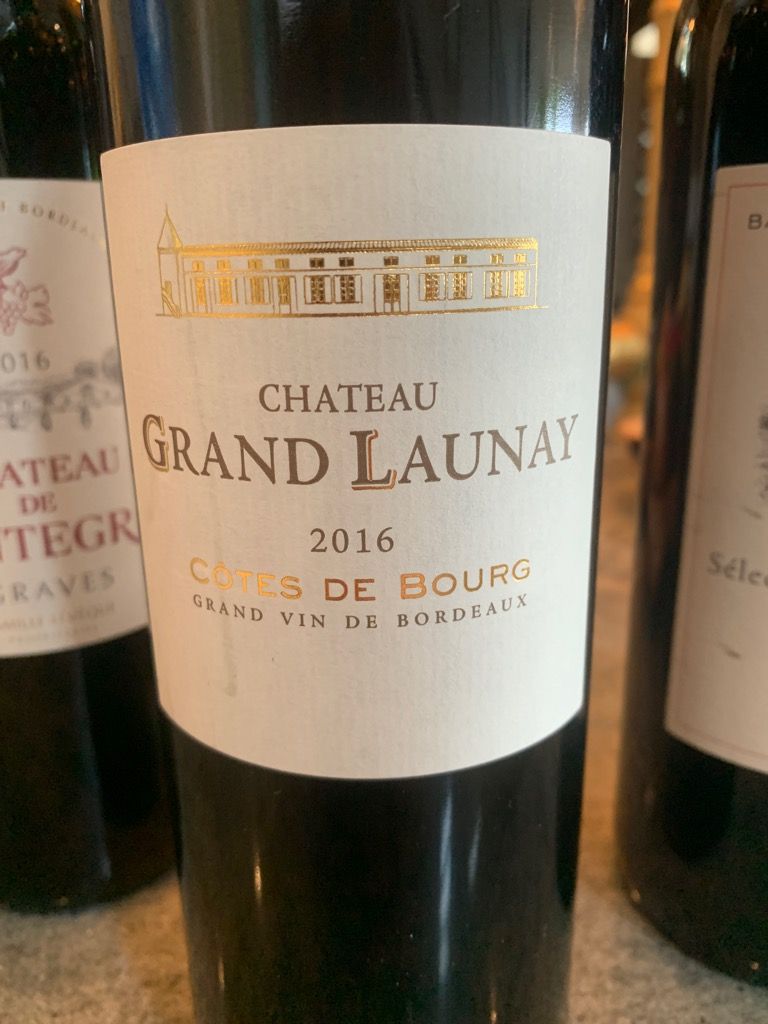 2016 Château Grand Launay, France, Bordeaux, Côtes de Bourg CellarTracker