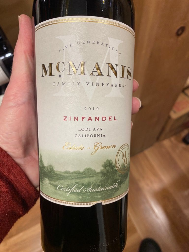 2019 McManis Family Vineyards Zinfandel, USA, California, Central