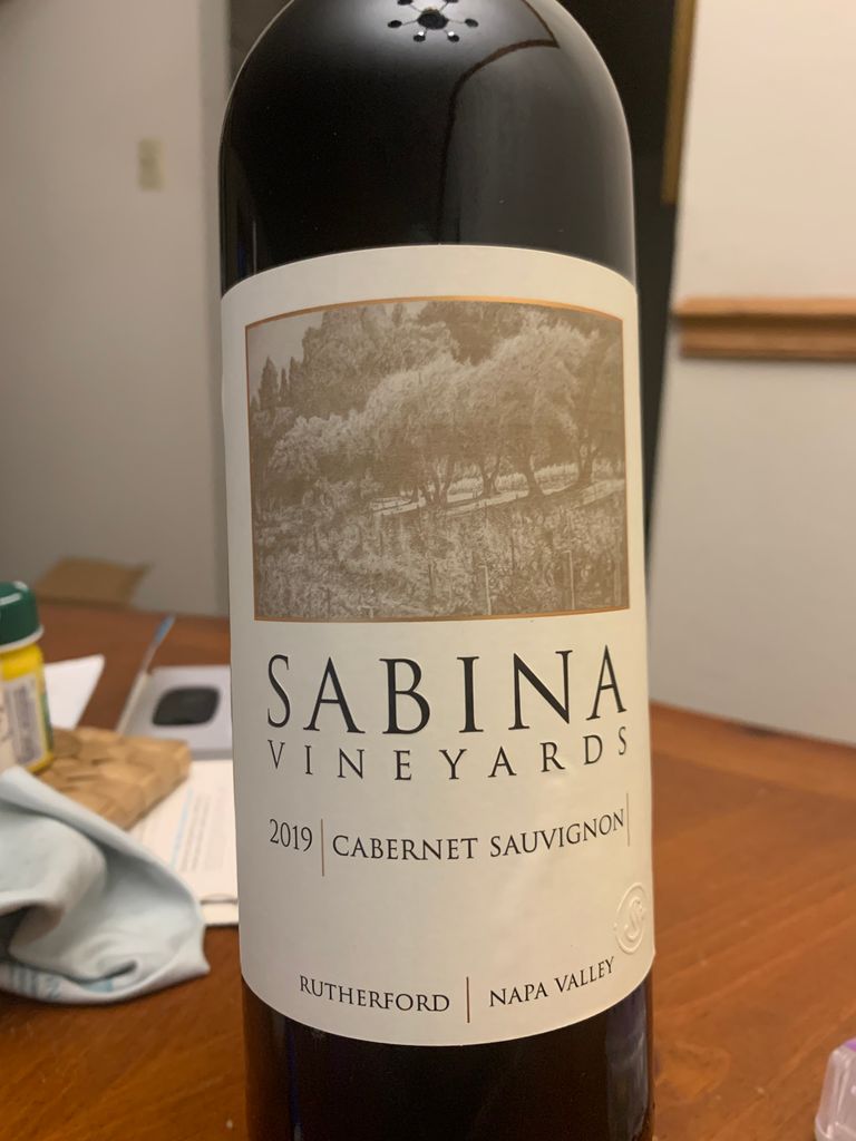 2019 Sabina Vineyards Sauvignon Rutherford, USA, California