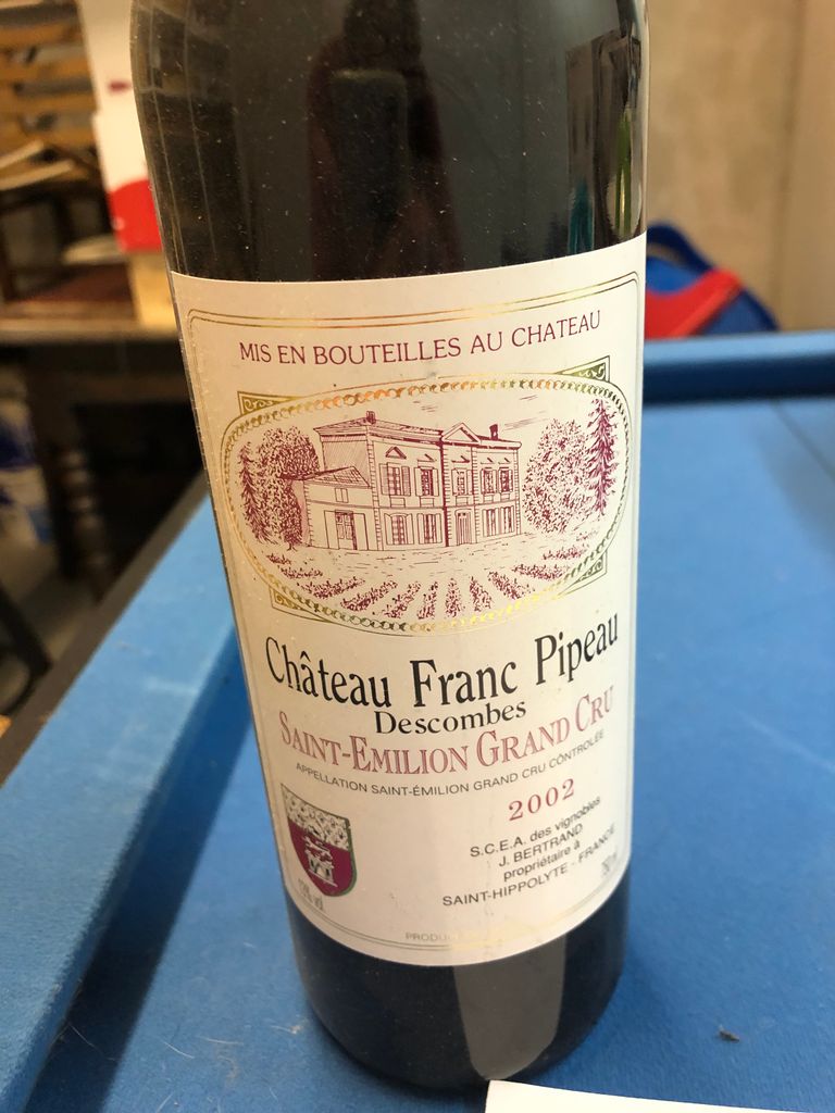2001 Château Franc Pipeau, France, Bordeaux, Libournais, Saint-Émilion ...