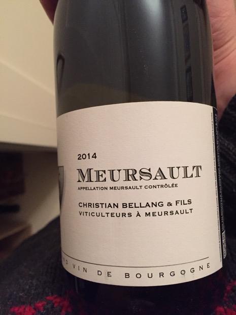 2013 Christian Bellang & Fils Meursault, France, Burgundy, Côte de ...