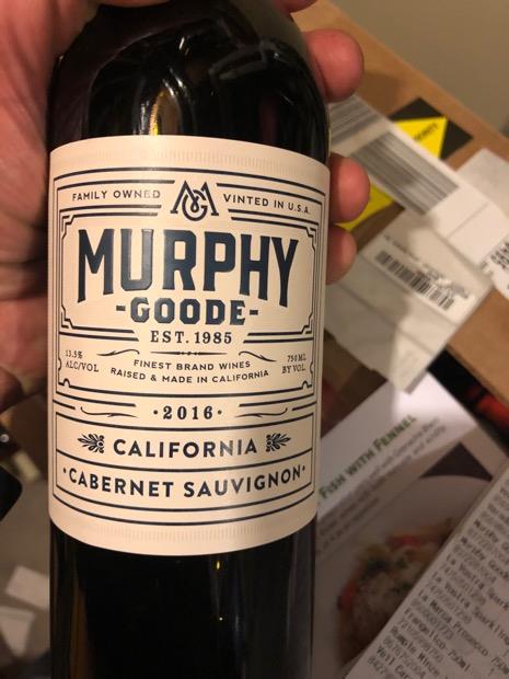 2016 Murphy-Goode Cabernet Sauvignon California, USA, California ...