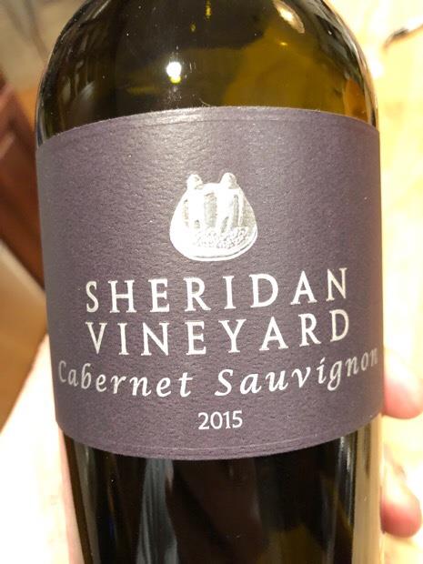 2012 Sheridan Vineyard Cabernet Sauvignon - CellarTracker