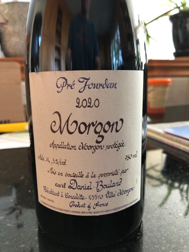 2021 Daniel Bouland Morgon Pré Jourdan, France, Burgundy, Beaujolais ...