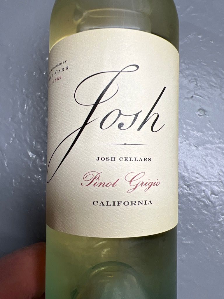 2022 Josh Cellars Pinot Grigio California, USA, California CellarTracker