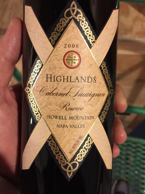 超美品の 2009 Highlands CellarTracker - Reserve Sauvignon Cabernet ワイン