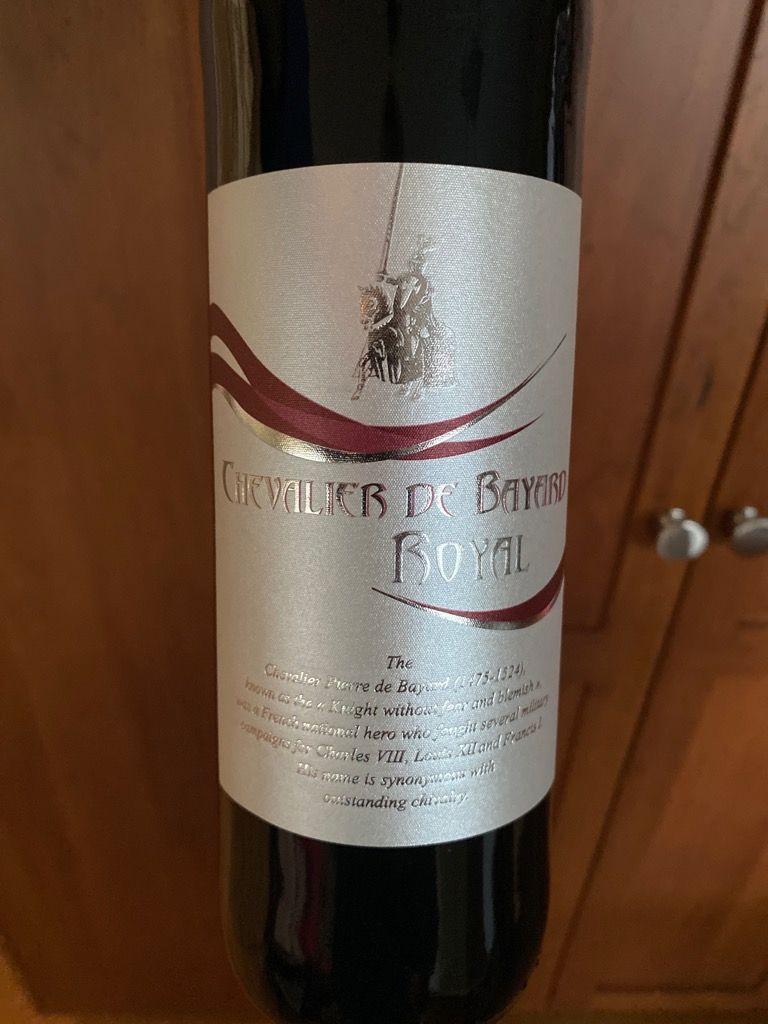 2012 Chevalier de Bayard Cabernet Sauvignon Royal - CellarTracker