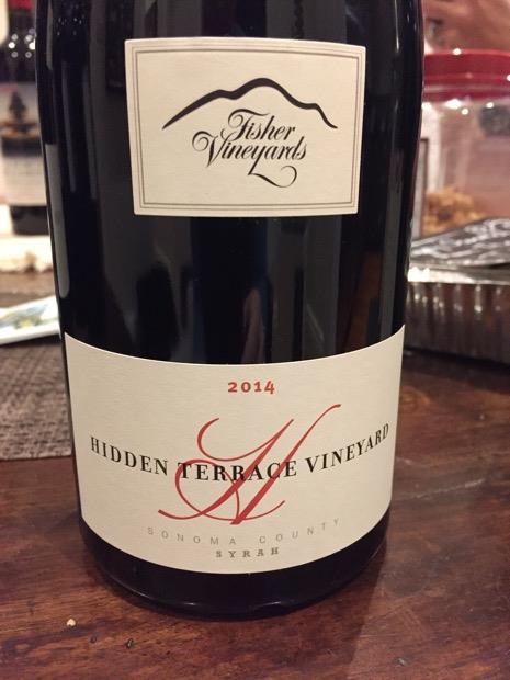 2014 Fisher Vineyards Syrah Hidden Terrace, USA, California, Sonoma ...