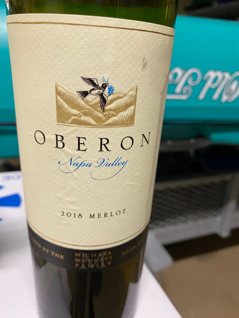 Oberon Wines - 2020 Napa Valley Merlot