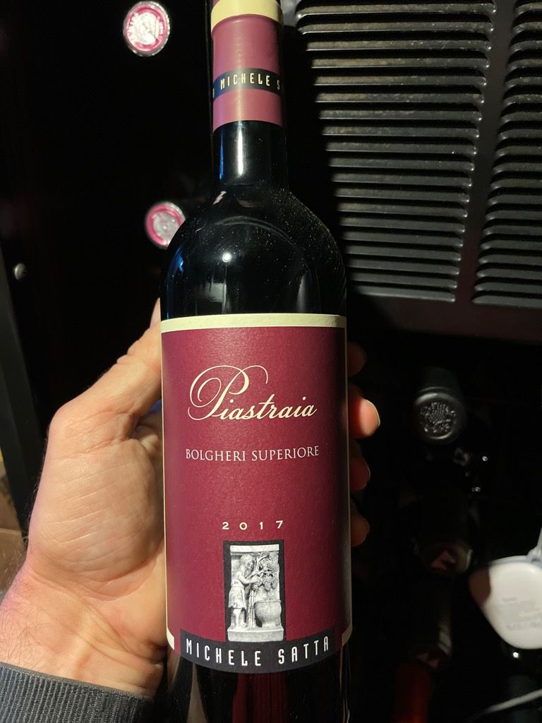 2017 Michele Satta Bolgheri Superiore Piastraia CellarTracker