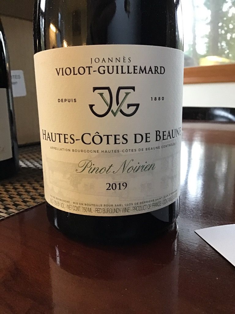 2021 Joannès Violot-Guillemard Bourgogne Hautes-Côtes de Beaune Rouge ...