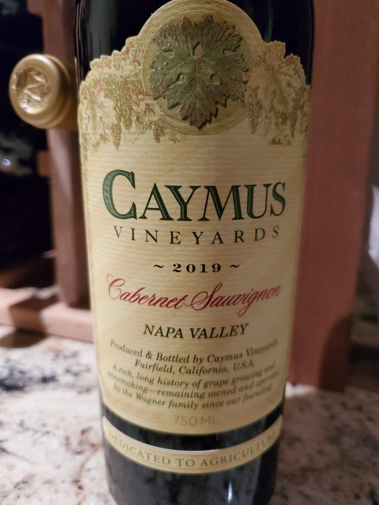 2019 Caymus Cabernet Sauvignon - CellarTracker