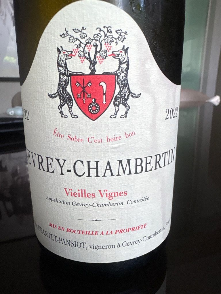 2023 Geantet-Pansiot Gevrey-Chambertin Vieilles Vignes - CellarTracker