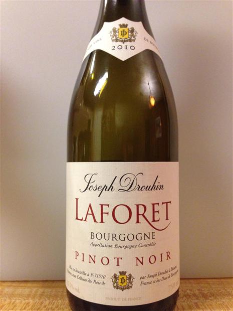 2010 Joseph Drouhin Pinot Noir Bourgogne Laforet - CellarTracker