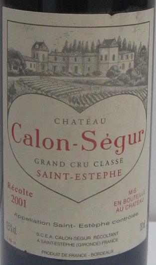 2001 Château Calon-Ségur - CellarTracker
