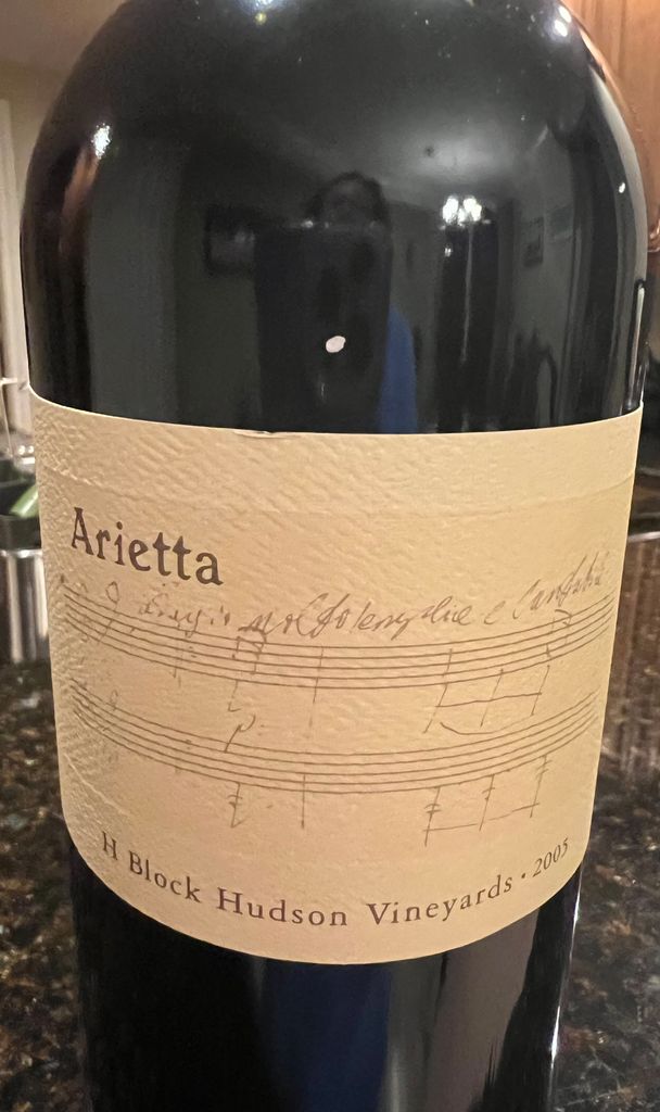 2019 Arietta Red Wine H Block Hudson Vineyards - CellarTracker
