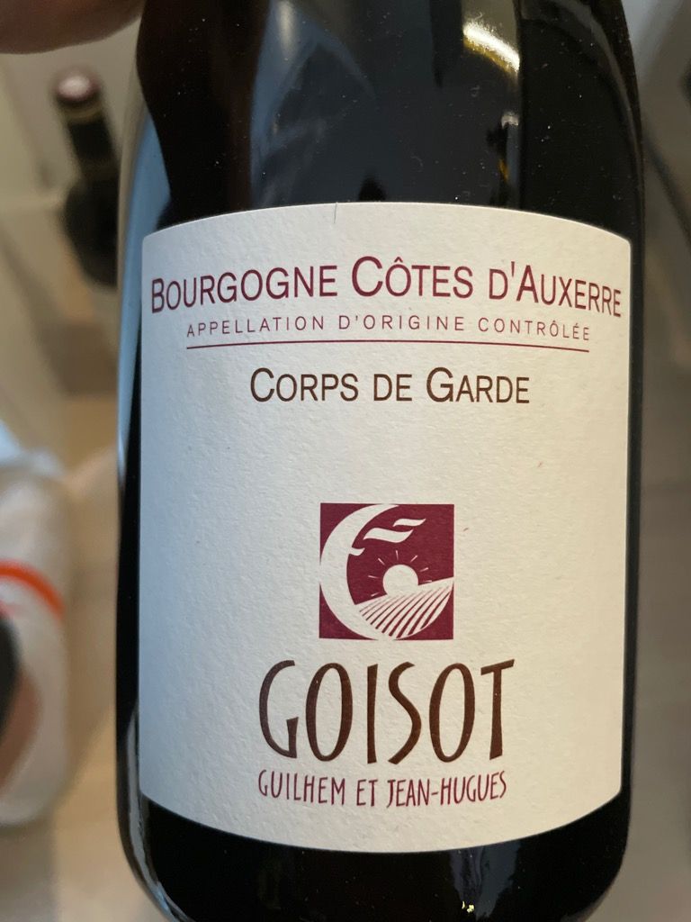 Bourgogne Côtes d'Auxerre Biaumont - 2020 - Domaine Guilhem et Jean-Hugues Goisot