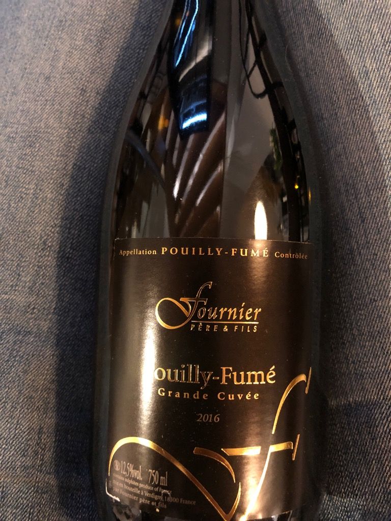 2018 Domaine Fournier PouillyFumé Grande Cuvée, France, Loire Valley
