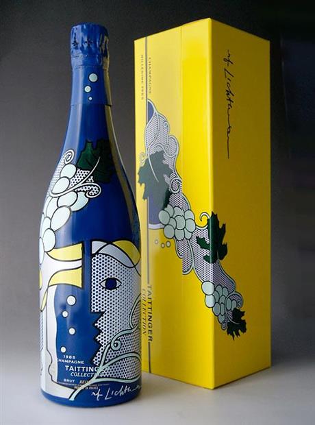 1985 Taittinger Champagne Artist Collection Roy Lichtenstein