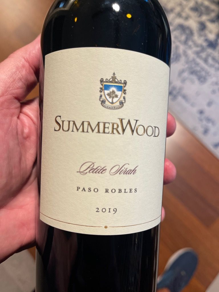 SummerWood Petit Sirah 2022 750ml 3本セット Petite 0 Sirah