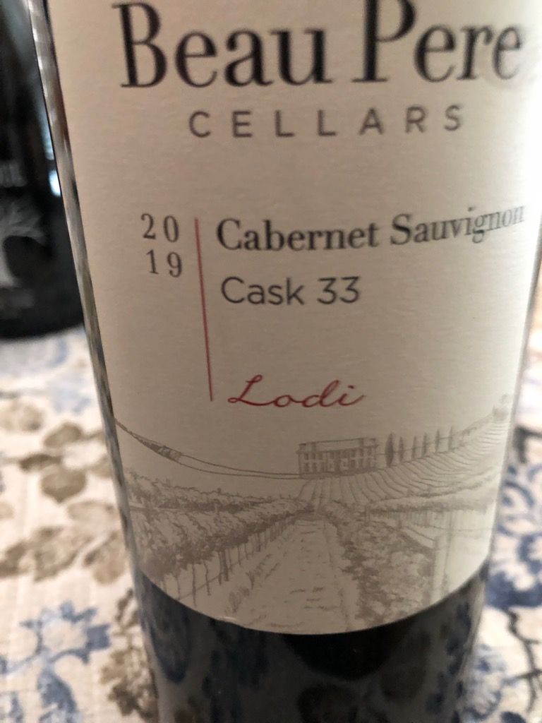 2019 Beau Pere Cellars Cabernet Sauvignon Cask 33 - CellarTracker