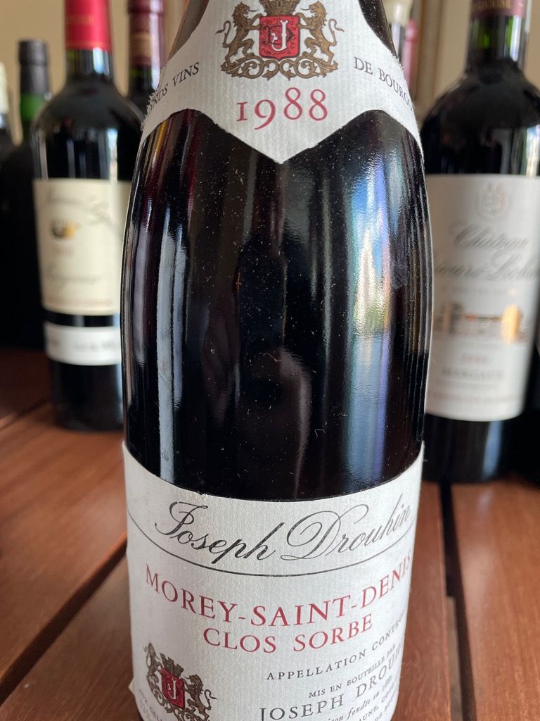 1990 Joseph Drouhin Morey-Saint-Denis 1er Cru Clos Sorbé