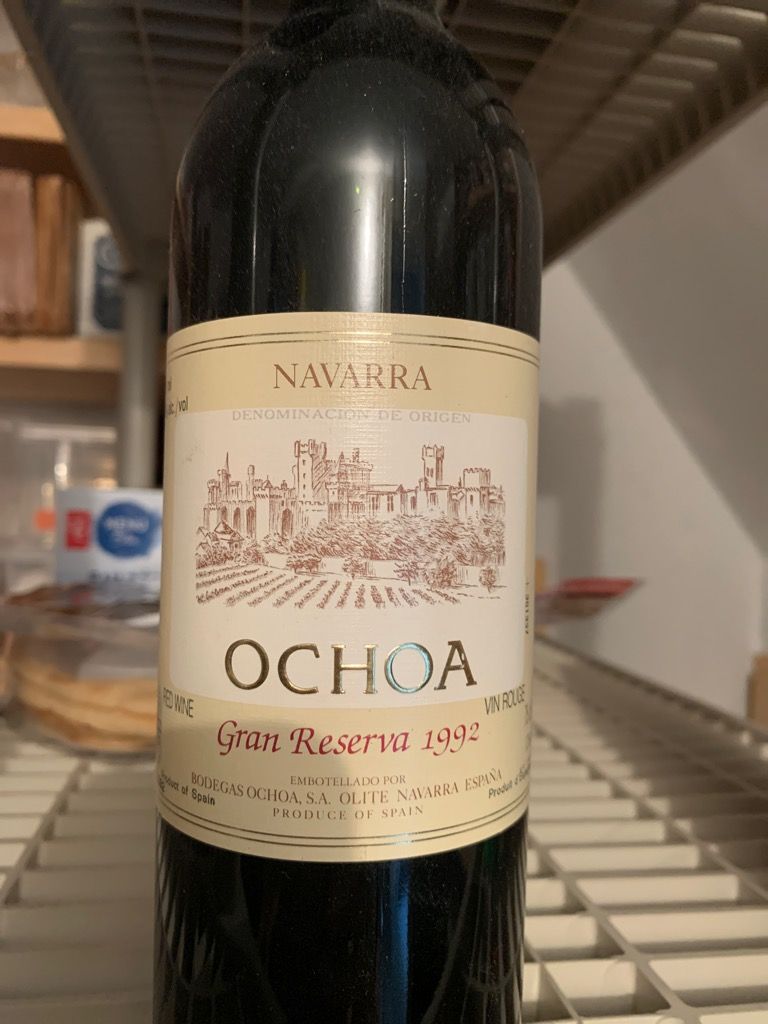 1993 Bodegas Ochoa Navarra Gran Reserva - CellarTracker