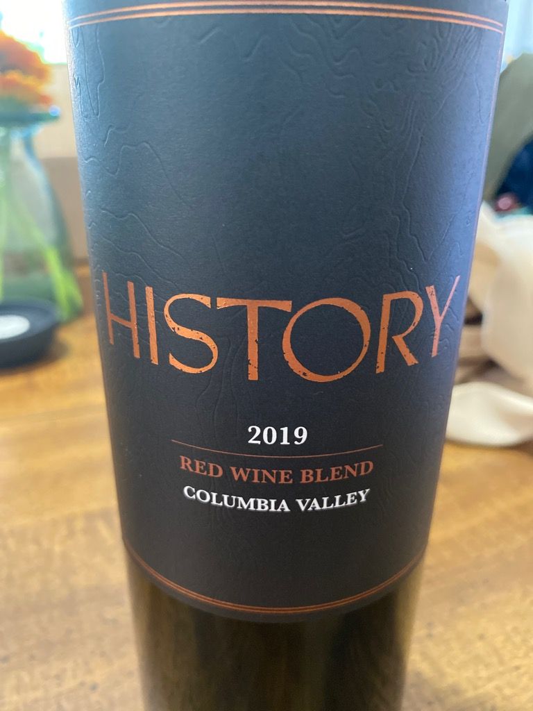 2019 History Red Wine Blend, USA, Washington, Columbia Valley