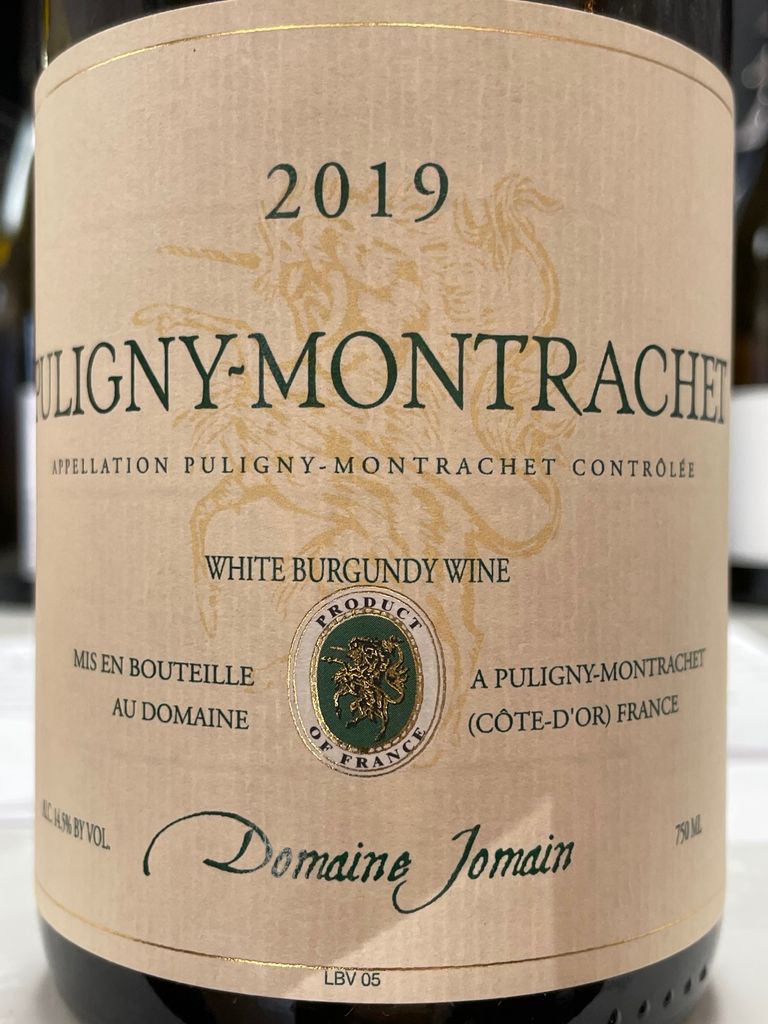 2019 Domaine Jomain Puligny-Montrachet - CellarTracker