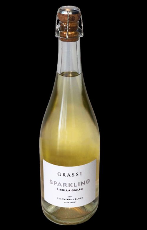 2020 Grassi Family Vineyards Valentina's Block Sparkling Ribolla Gialla