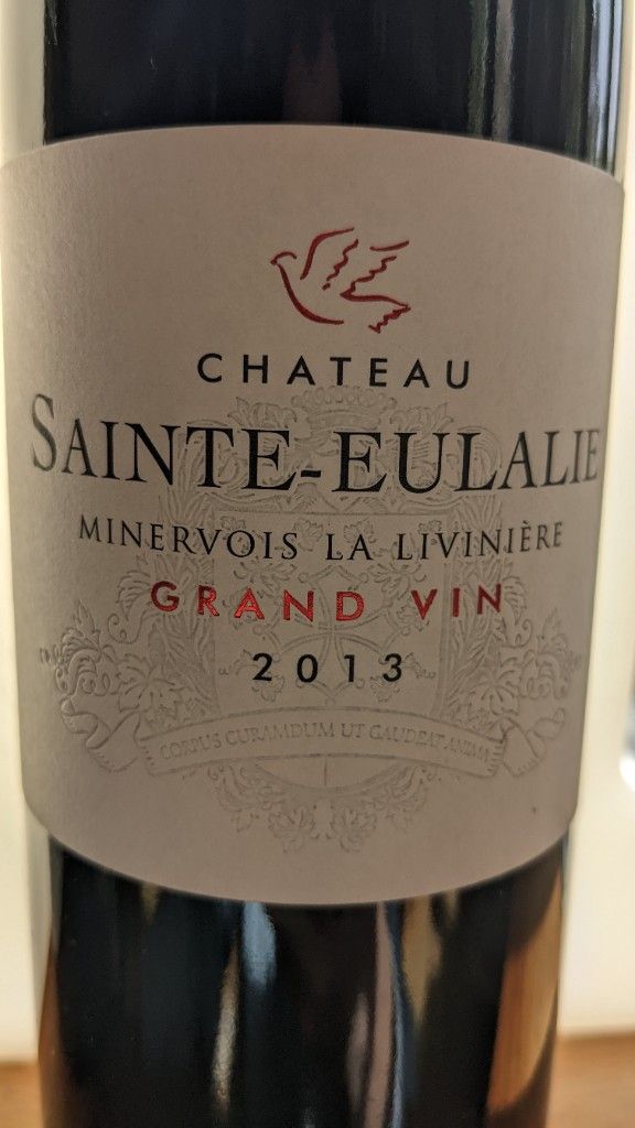 2013 Château SainteEulalie MinervoisLa Livinière Grand Vin, France