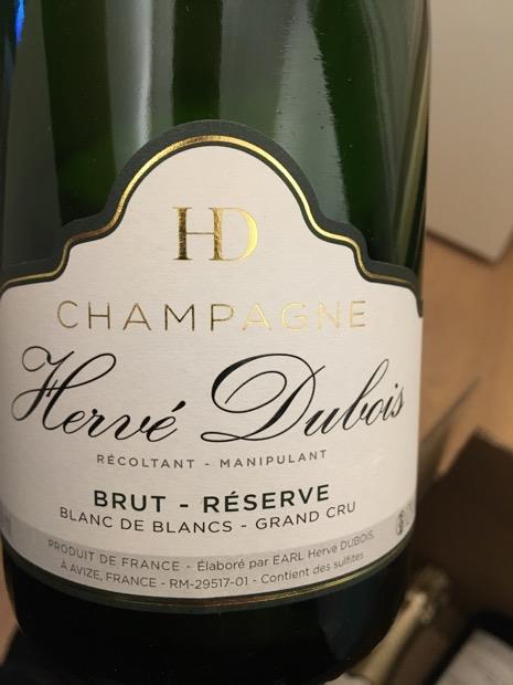 NV Herve Dubois Champagne Grand Cru Brut Réserve, France, Champagne ...