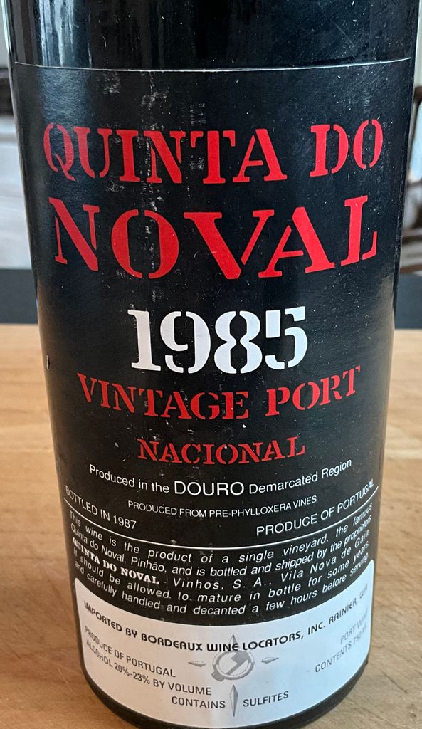 1963 Quinta do Noval Porto Vintage Nacional - CellarTracker