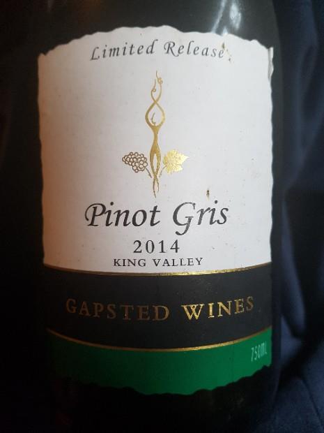 2011 Gapsted Pinot Gris Limited Release, Australia, Victoria, North ...