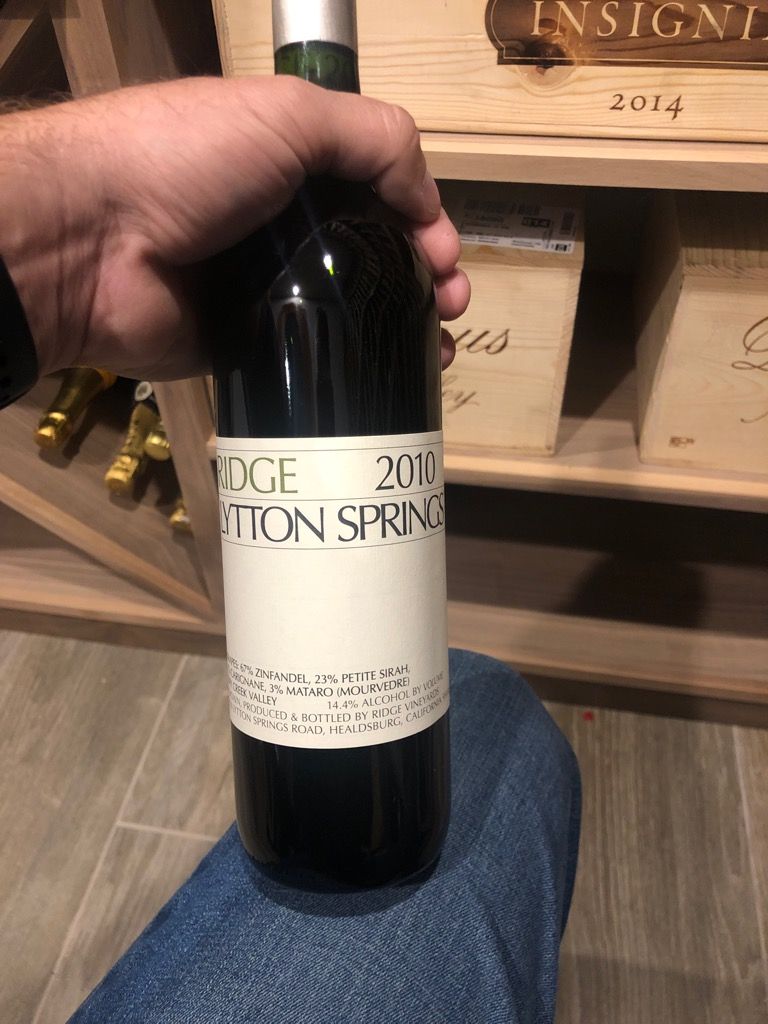 ワイン Ridge 2003 California Lytton Springs 2010 Ridge Lytton Springs - CellarTracker