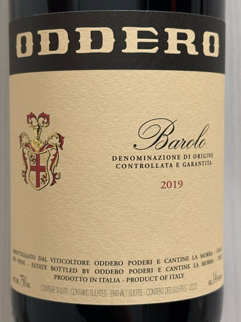 2019 Oddero Barolo - CellarTracker