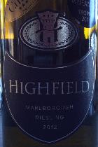 2012 Highfield Estate Riesling, New Zealand, South Island, Marlborough ...